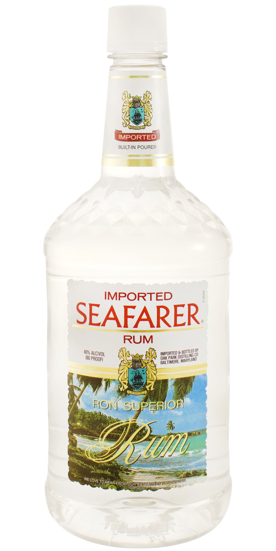 Seafarer Light Rum 1.75l 80 Proof