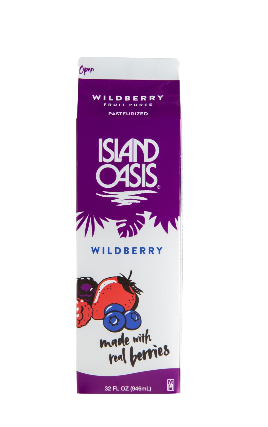 Island Oasis Wild Berry Beverage Mix, Frozen, 12 x 1 qt