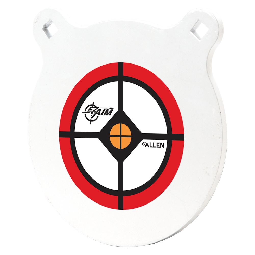 EZ Aim® AR500 Steel Gong 8" Shooting Target, White
