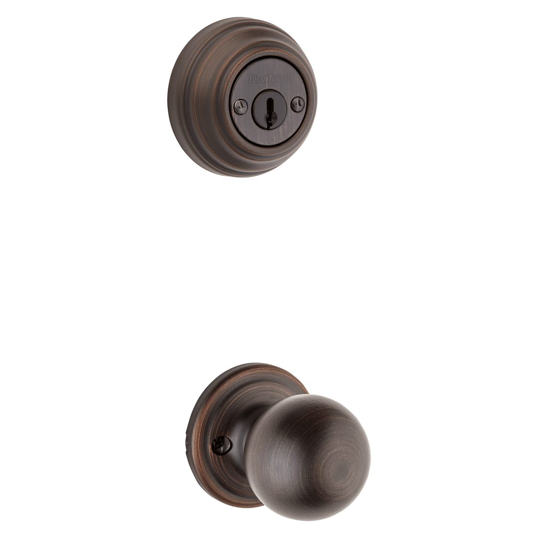 966 Double Cylinder Interior Pack w/Circa Knob for Signature Series Handlesets in Venetian Bronze