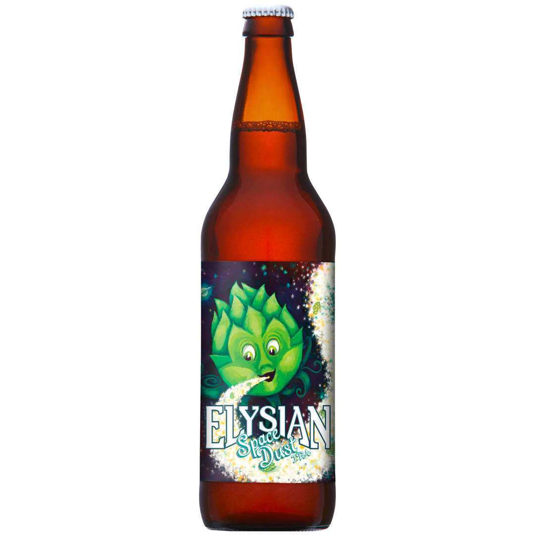 Elysian Brewing Company Space Dust IPA Craft Beer, 22 fl. oz. Bottle