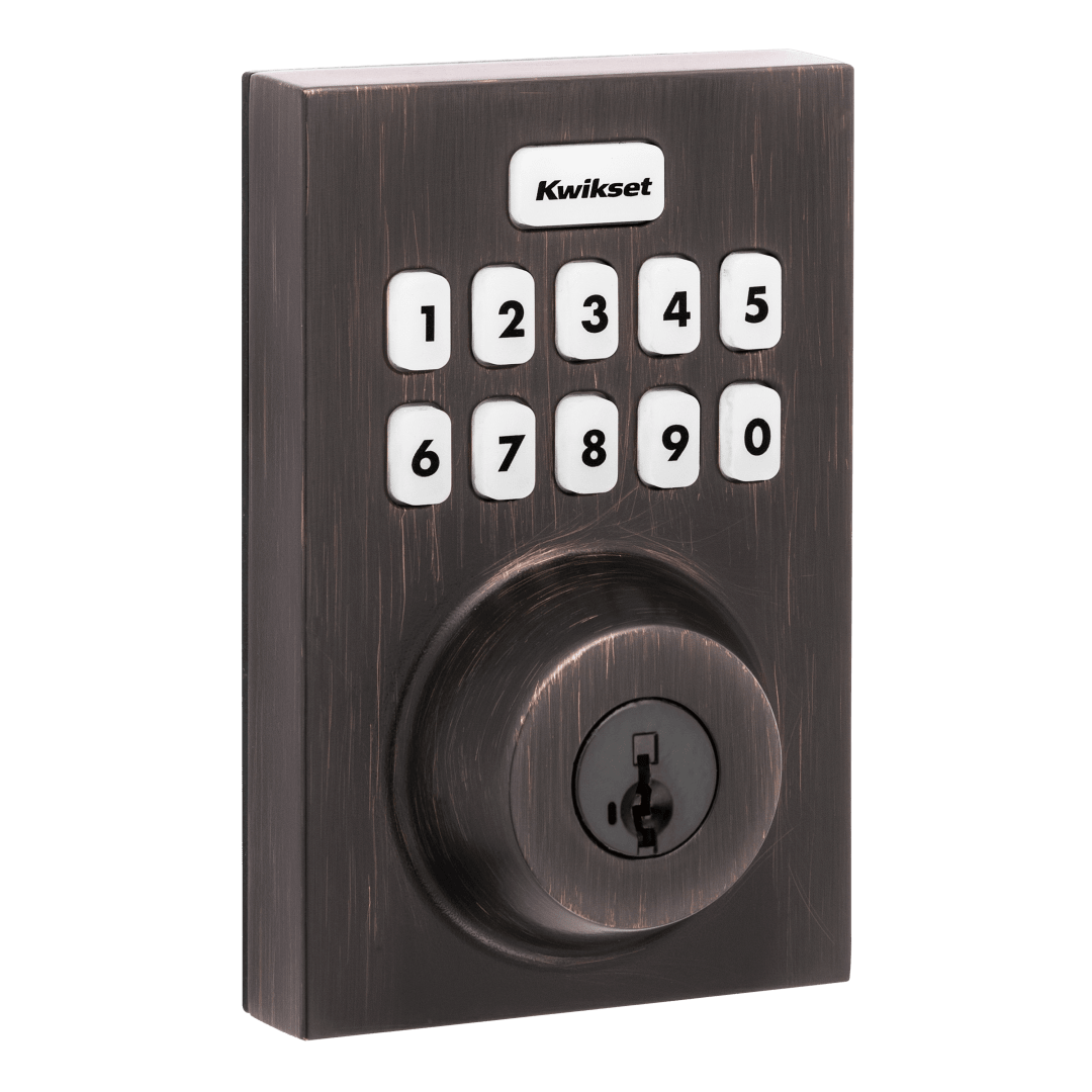 Home Connect 620 Keypad Connected Smart Lock with Z-Wave Technology featuring SmartKey Security™ in Venetian Bronze