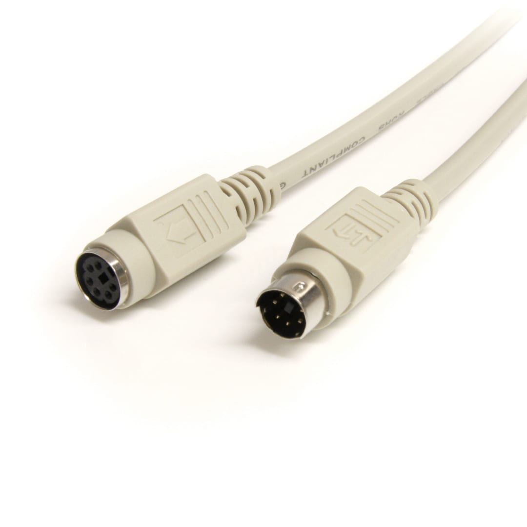 6ft PS 2 Keyboard Mouse Extension Cable