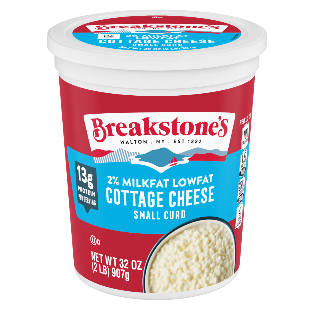 Breakstone's Lowfat Small Curd Cottage Cheese with 2% Milkfat, 32 oz Tub
