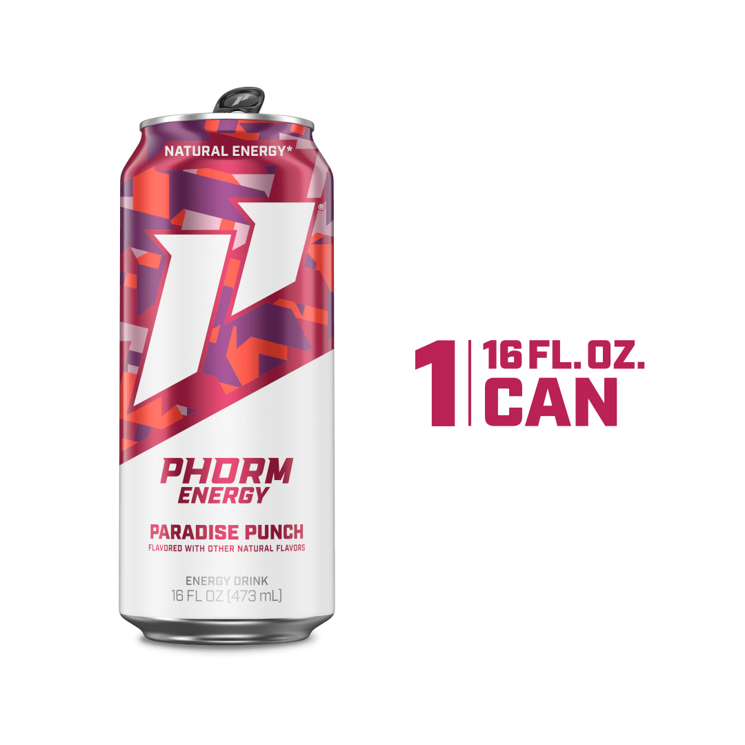 Phorm Energy, Paradise Punch Energy Drink, 16 fl oz Can