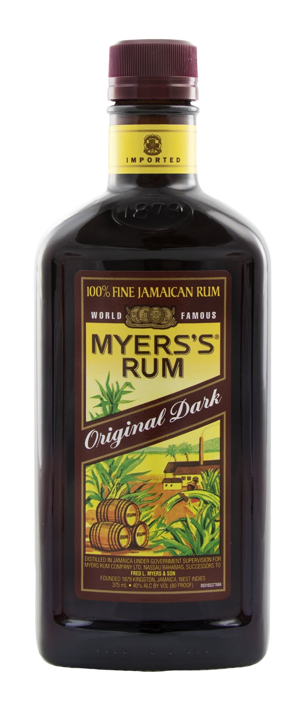 Myers's Original Dark Rum 375ml 80 Proof