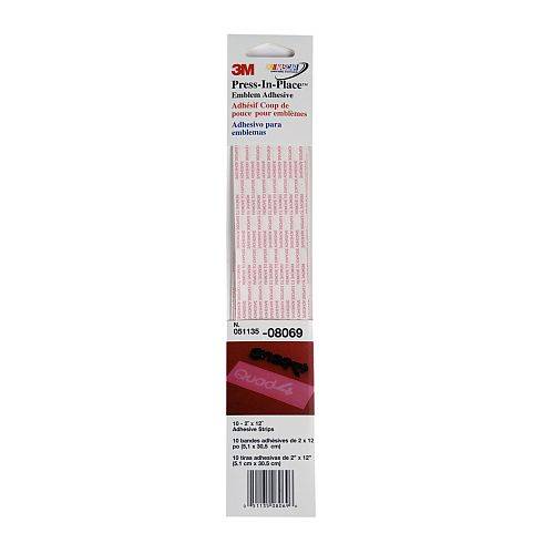 Adesivo Cola Emblemas 3M™, Transparente, 1 unidade