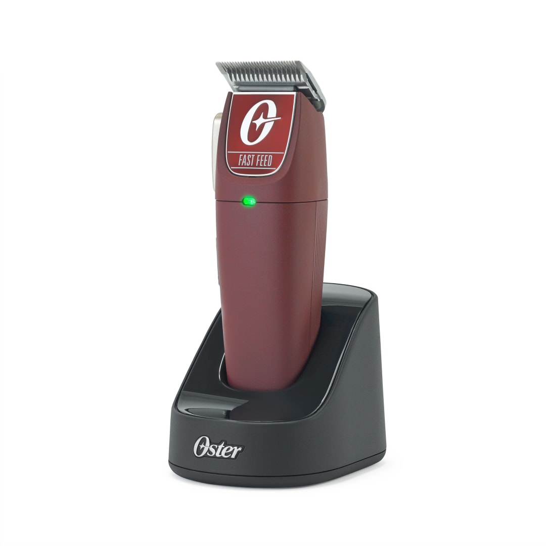 Oster® Professional Fast Feed® Cordless Clippers, Burgundy