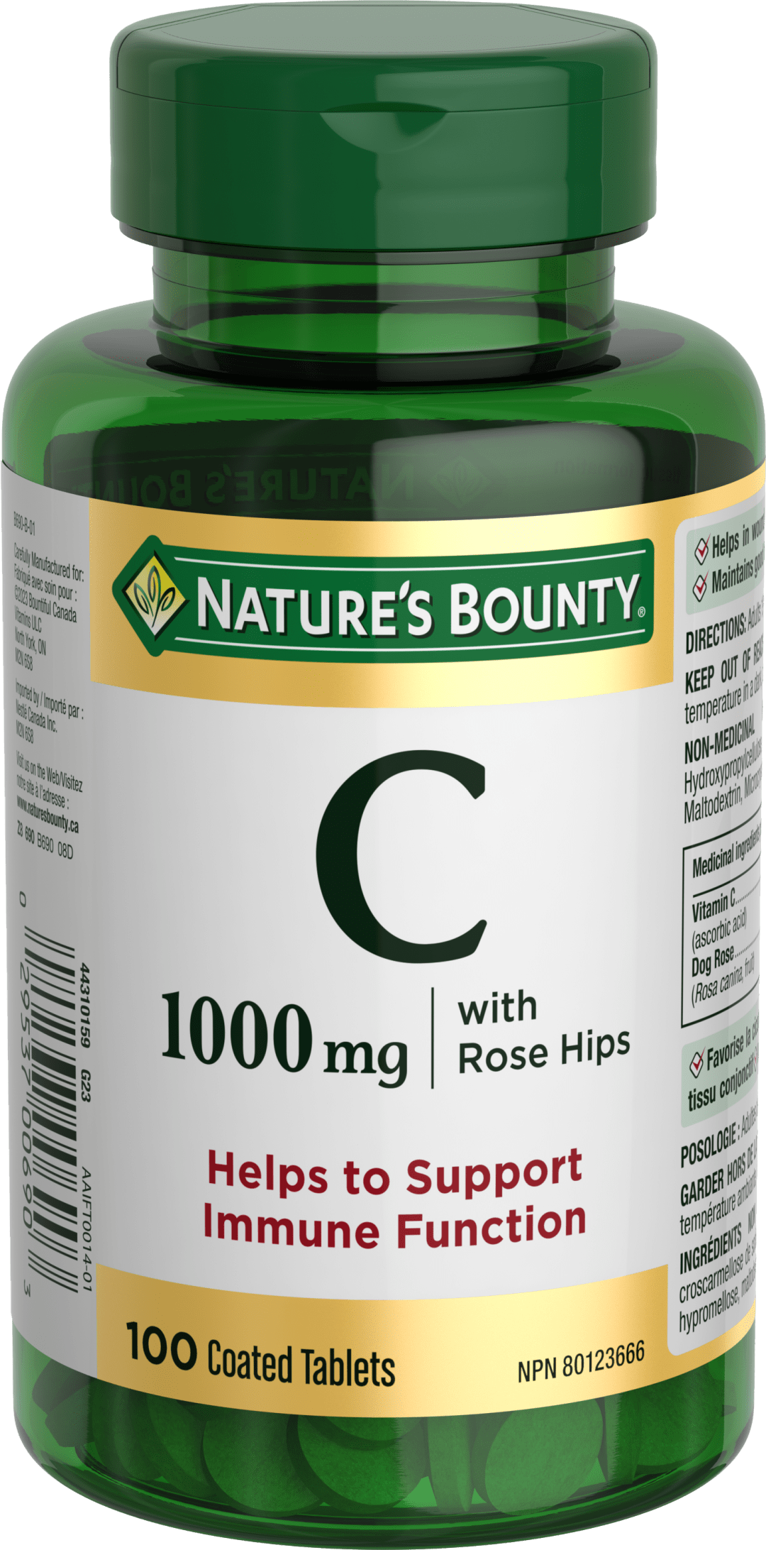 NBTY Vit C w/RH 1000mg 24x100 TAB CA
