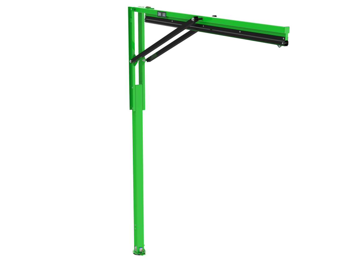 3M™ DBI-SALA® FlexiGuard™ M200 Modular Jib Semi-Fixed Height Mast Anchor, 1 User, 4.6–6.1m Height, 4.6m Width, 8530899