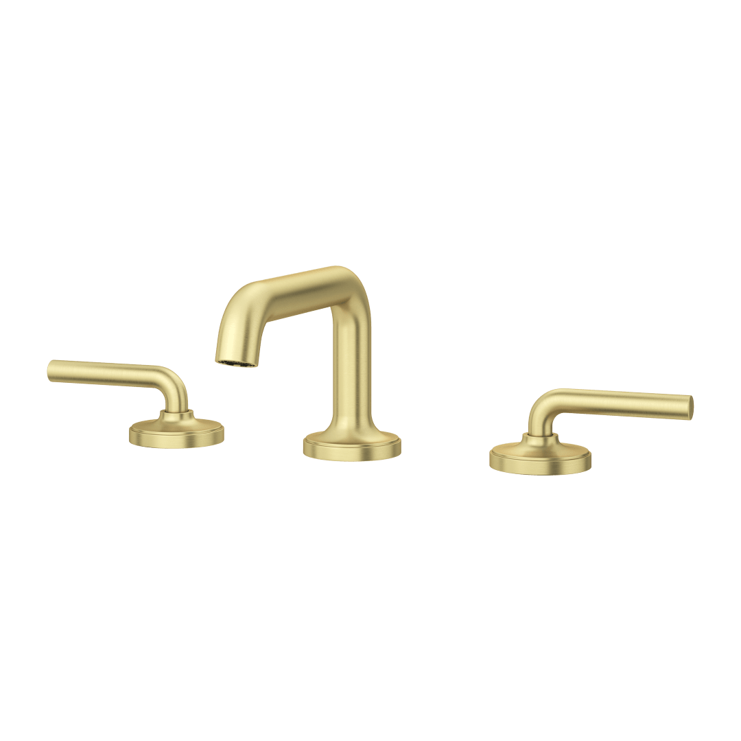 Tenet 8" Widespread Bathroom Faucet in Brushed Gold