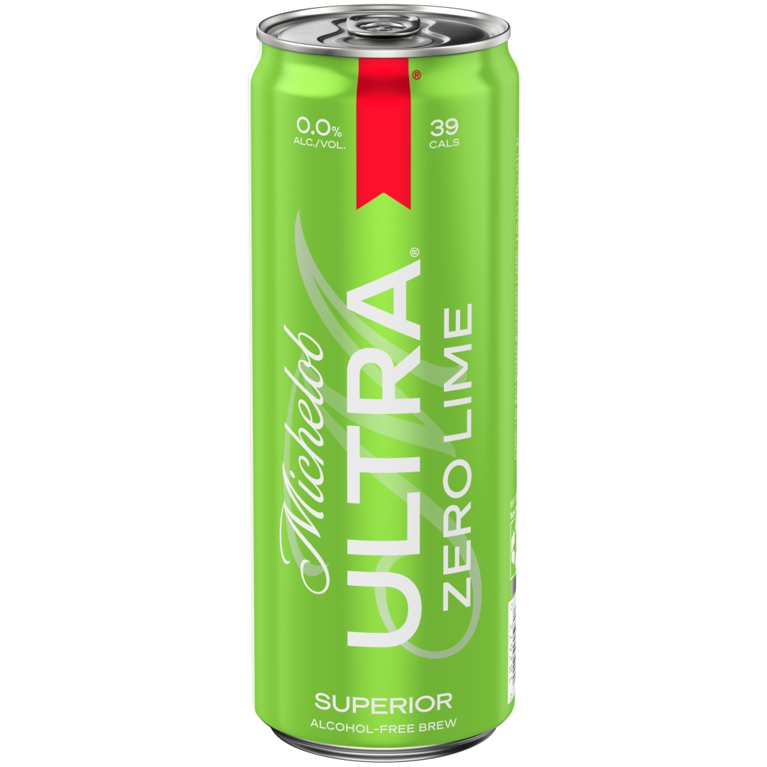 Michelob ULTRA ZERO Lime Non-Alcoholic American Lager Beer 12 fl oz Can