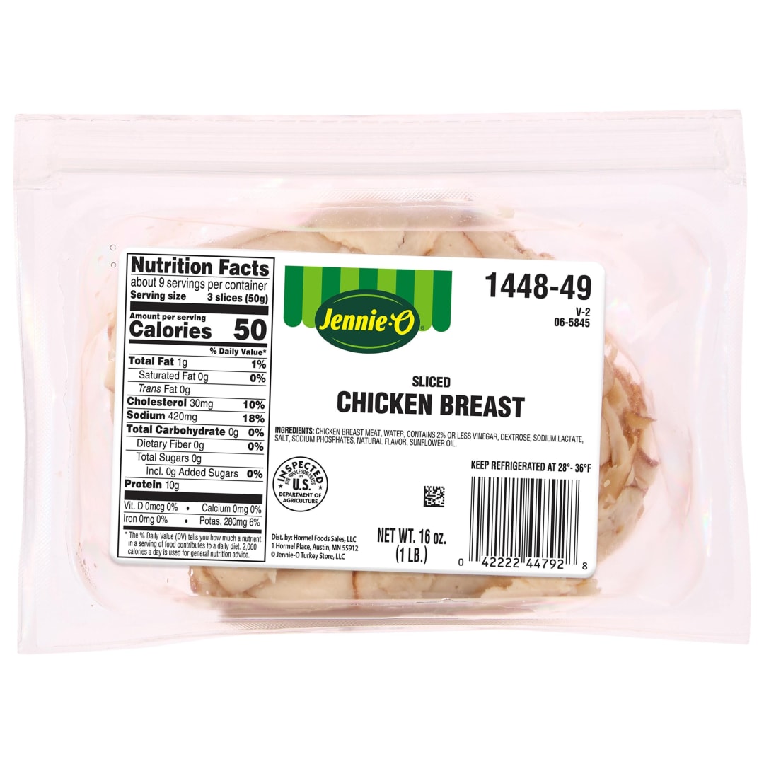 Jennie-O Sliced Chicken PP 16 oz