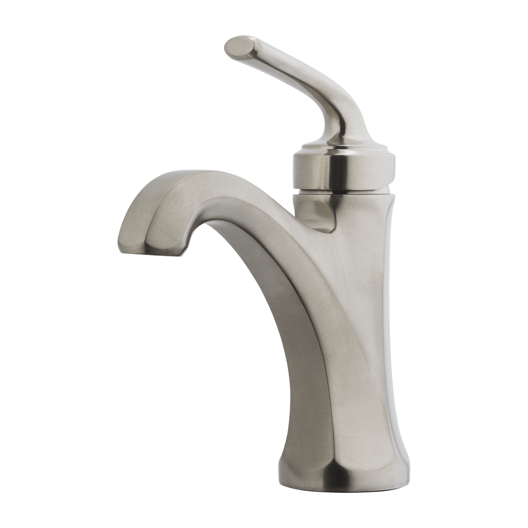 Arterra Single Control 4" Centerset Bathroom Faucet in Brushed NIckel