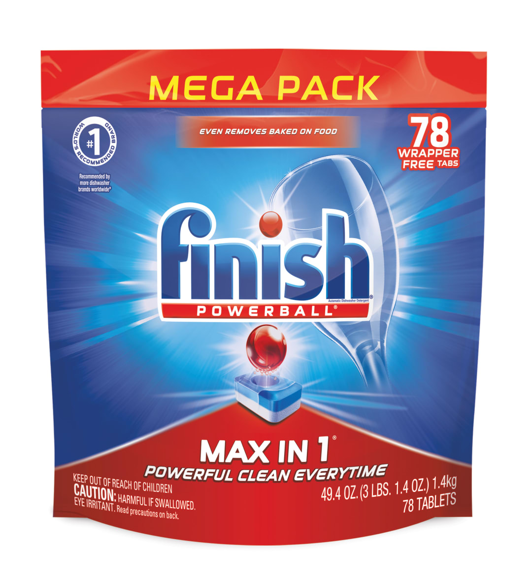 FINISH® POWERBALL® - Max in 1® 3/78 ct.