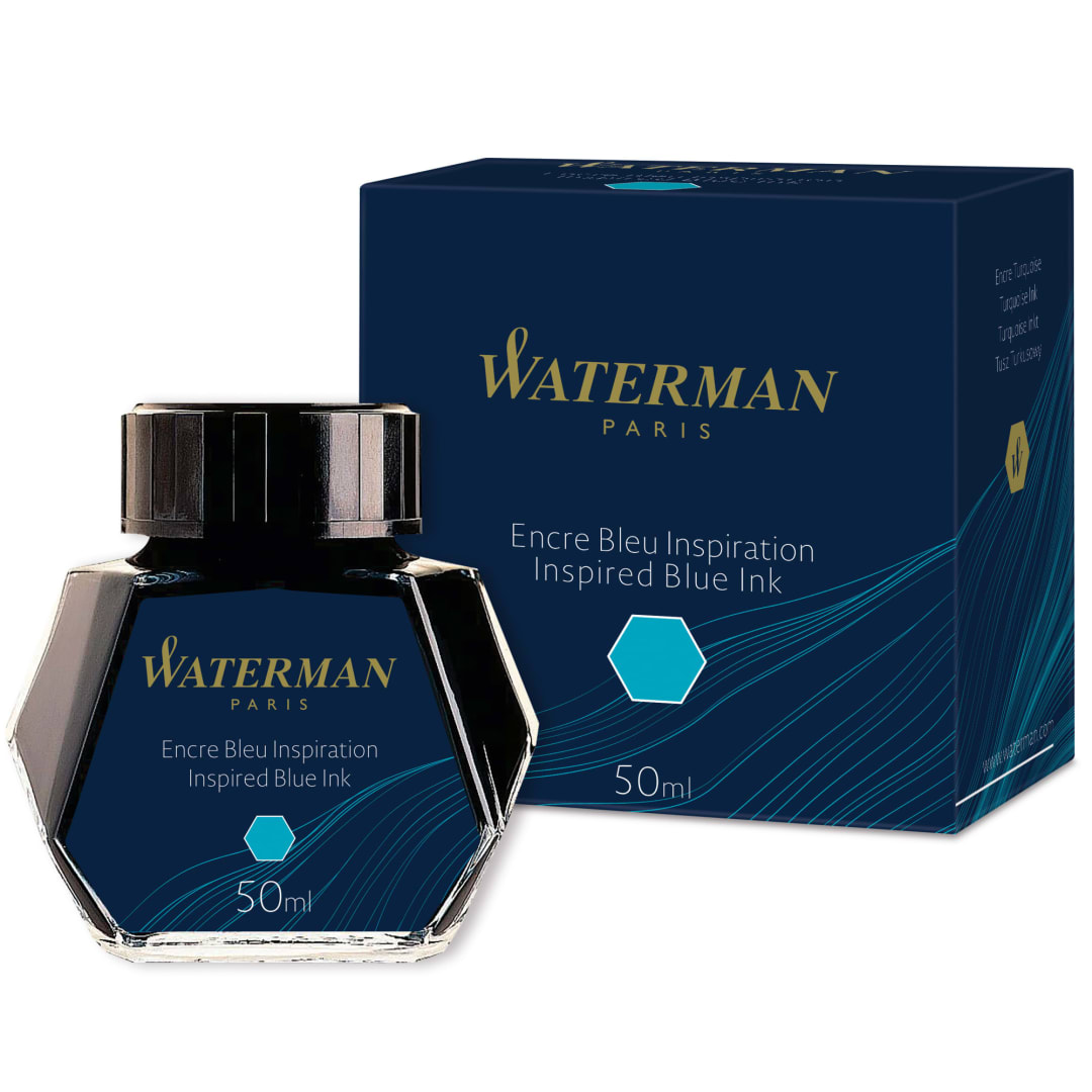 Waterman Fountain Pen Inspired Blue Ink | Bottle | 50ml