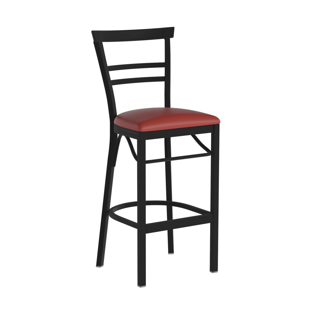 PRODUCT MEASUREMENTS: Overall Size: 17"W x 19"D x 41.75"H; Seat Size: 16.75"W x 16.5"D x 31"H; Back Size: 17"W x 11"H
