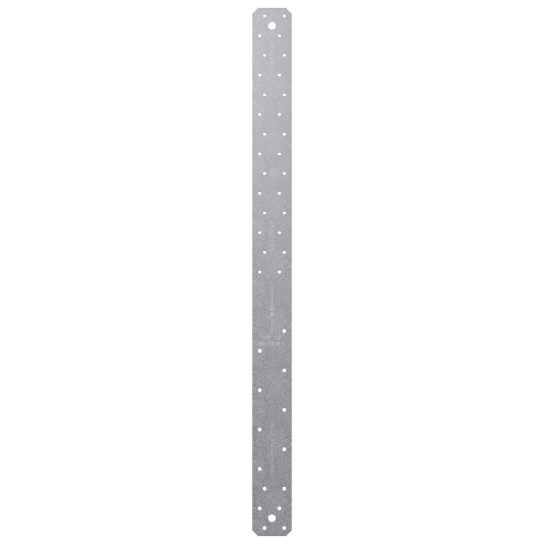 Simpson Strong-Tie MSTCM40 MSTCM 40-1/4 in 16-Gauge Galvanized Medium Strap Tie for Masonry (Pack of 1050)