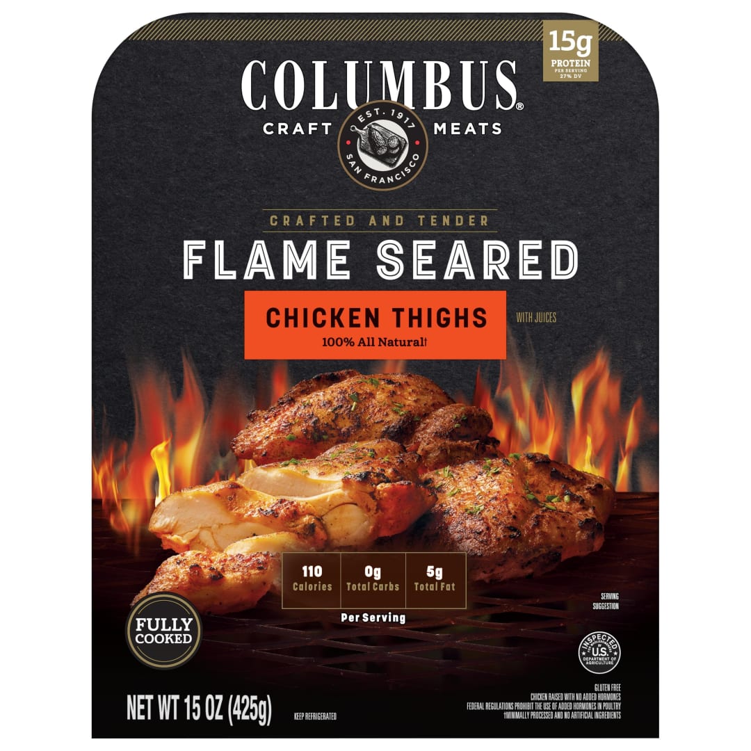 COLUMBUS 15OZ Flame Seared Chicken Thigh