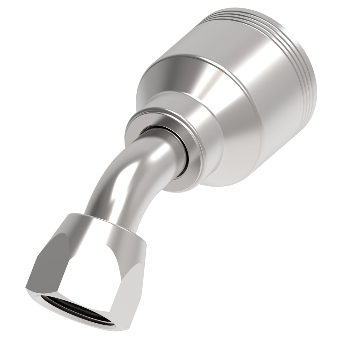 Aeroquip 1/2" Female JIC 45 Degree x 1/2" 4 Wire Hydraulic Hose Fitting