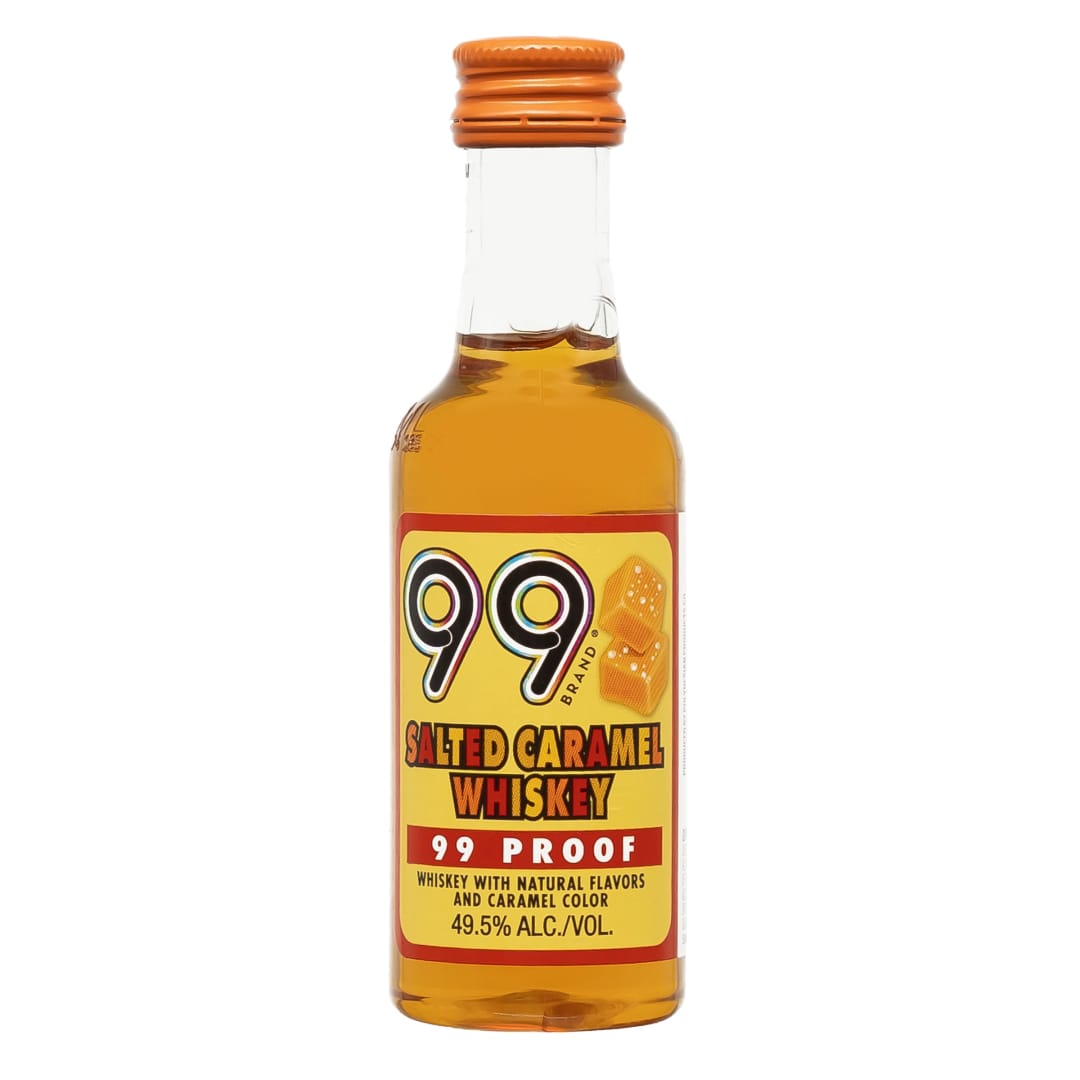 99 Salted Caramel Whiskey 50ml 99 Proof