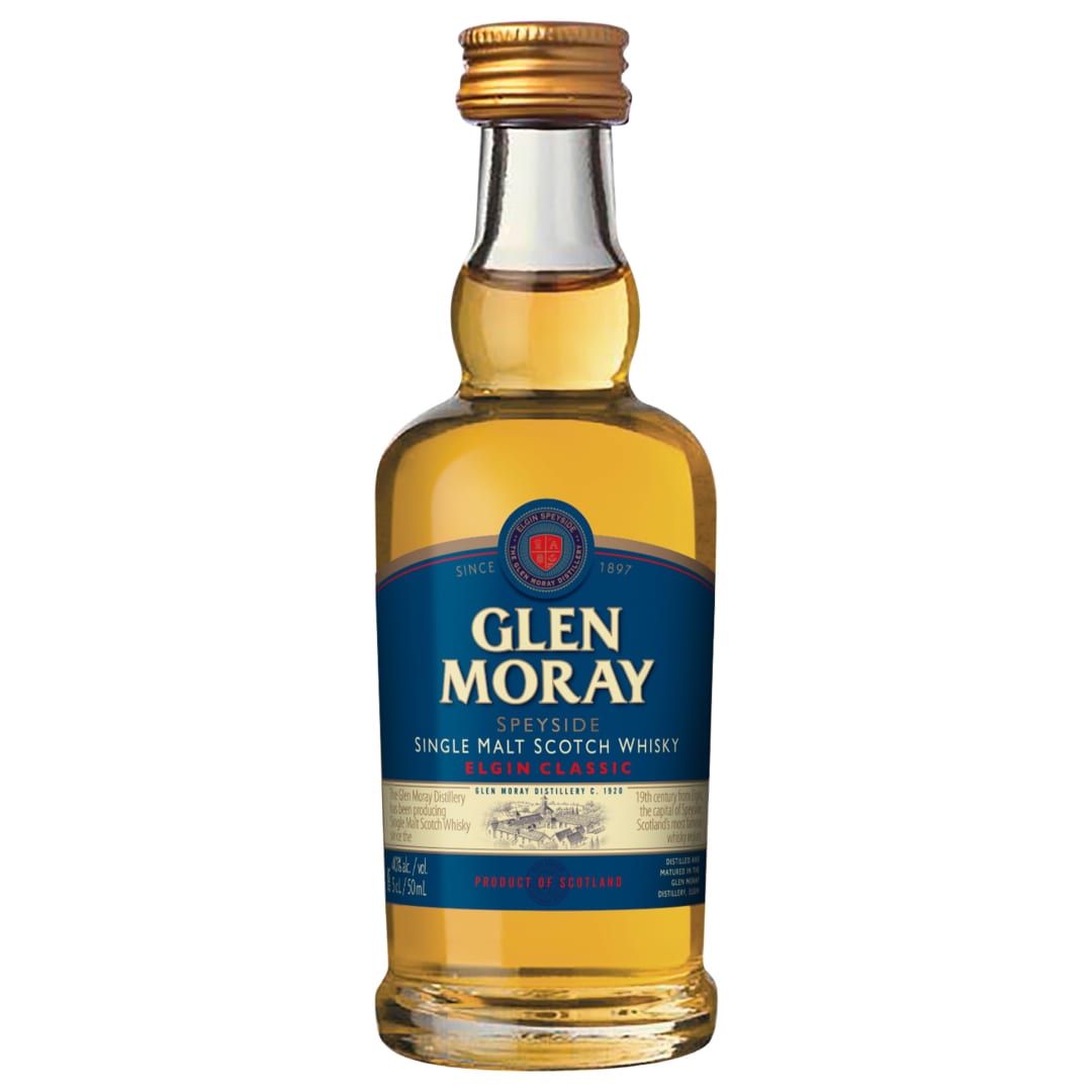 Glen Moray Classic Single Malt Scotch Whisky 50ml 80 Proof
