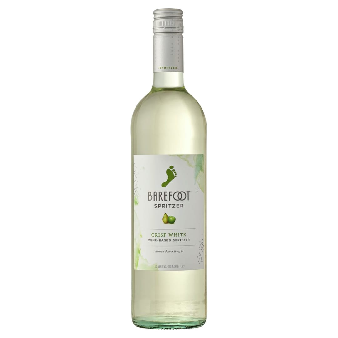Barefoot Spritzer Crisp White Wine 750ml