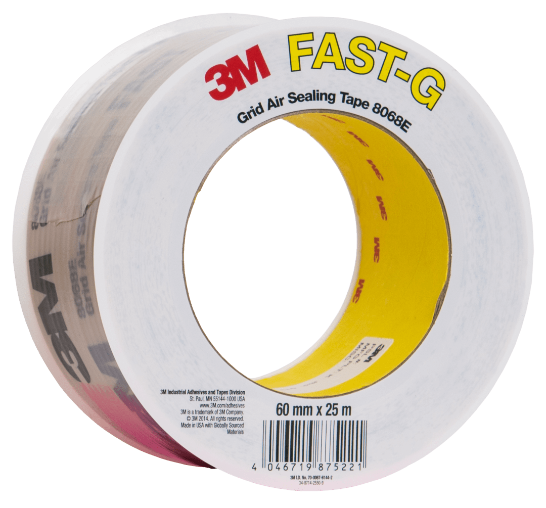 3M™ FAST-G Dichtband 8068E gewebeverstärkt, Braun, 50 mm x 25 m, 1.3 mm