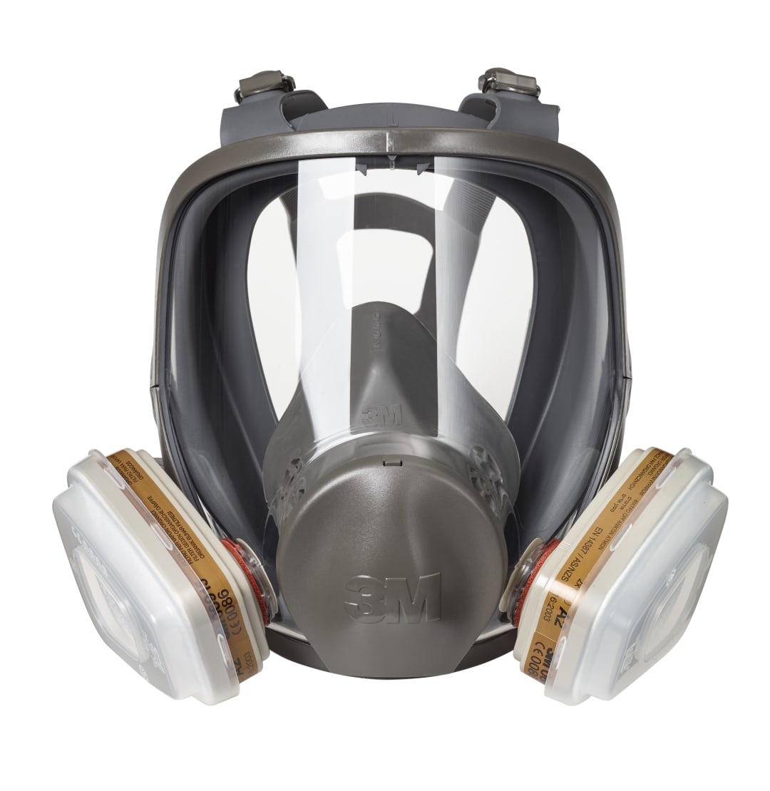 3M™ Mehrweg-Atemschutz-Vollmaske, A2P3 R Filter, mittelgroße Maske 50648