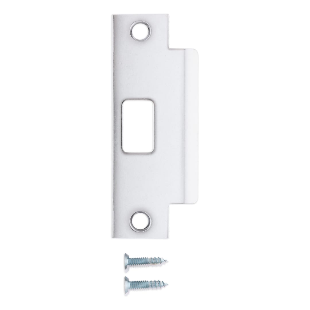 ASA 4-7/8" Strike for Knob/Lever in Polished Chrome or Satin Chrome Finish