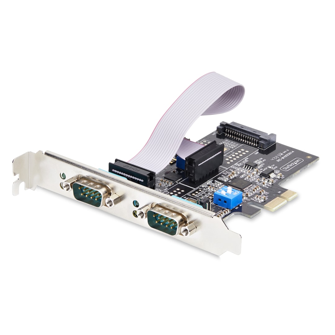 2 Port PCI Express RS232 422 485 Serial Card