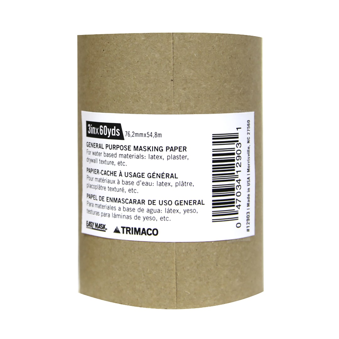 Easy Mask® General Purpose Masking Paper, Brown, 3"x180'