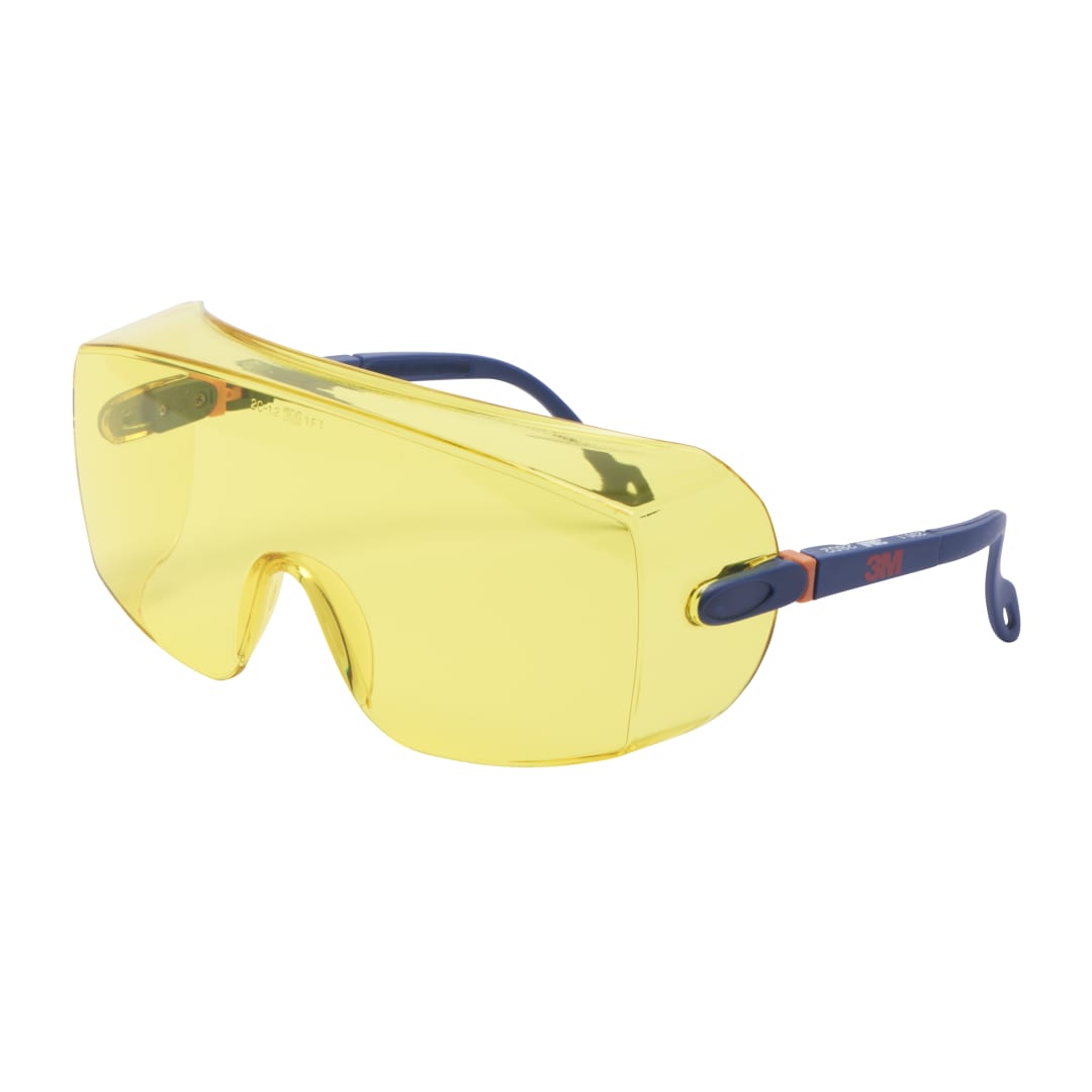 3M™ İş Güvenliği Gözlük Üstü Gözlükleri 2800 Serisi, Çizilmeye Dayanıklı, Kehribar Lens, 20/Kutu