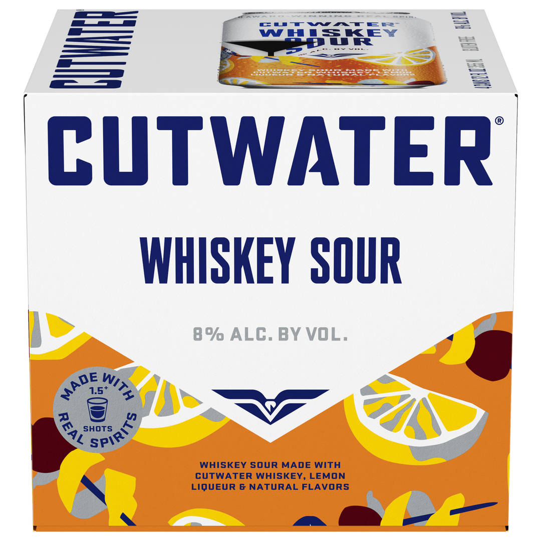 Cutwater Whiskey Sour 4 Pack 12 fl oz Cans