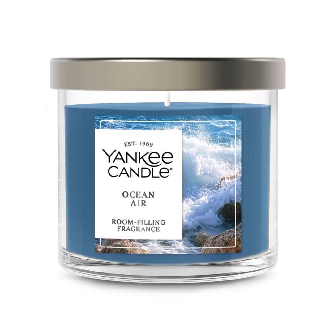 Yankee Candle Ocean Air, 4.3 oz Small Tumbler Candle with up to 40 Hour Burn Time