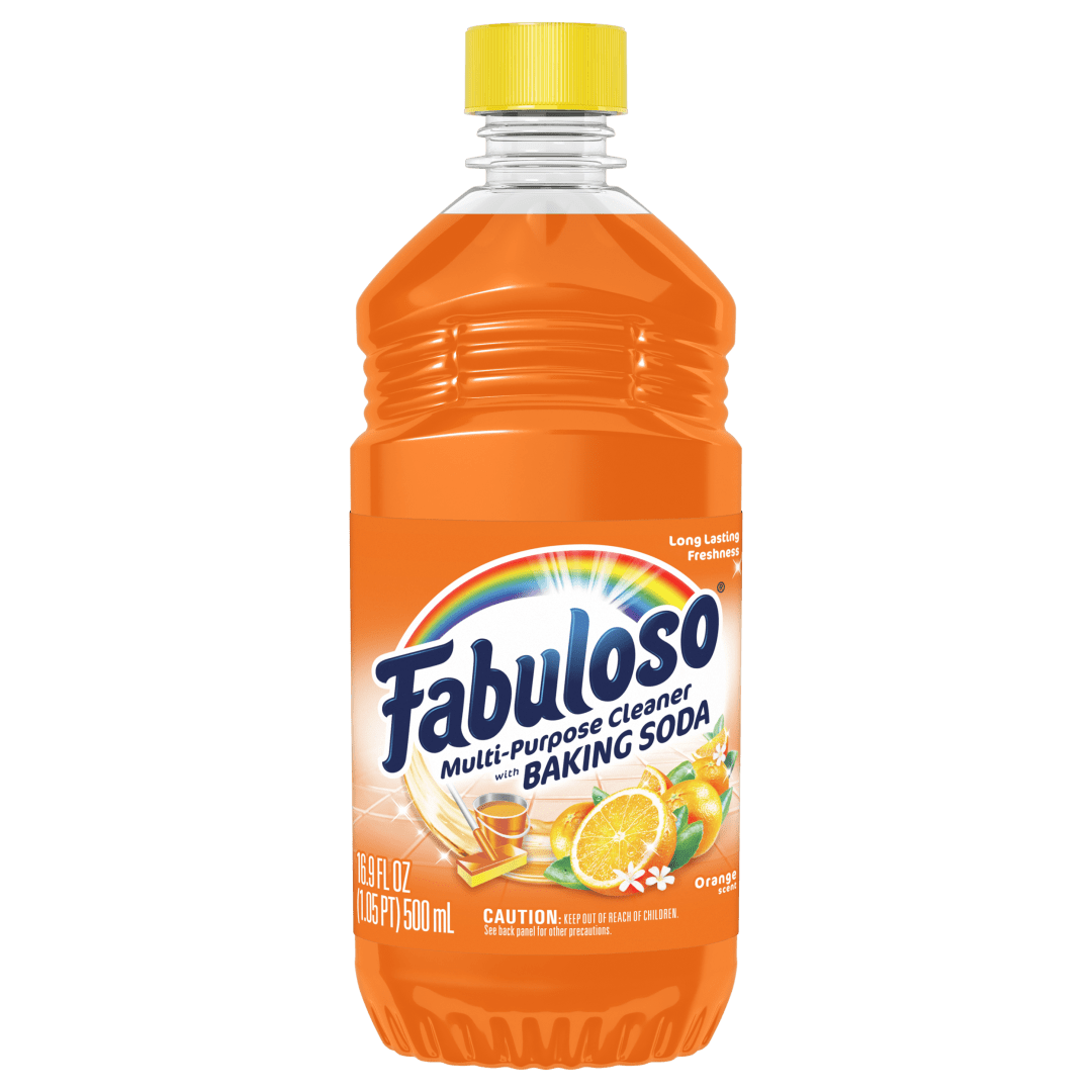 Fabuloso Multi-Purpose Cleaner, Orange with Baking Soda - 16.9 fluid ounce