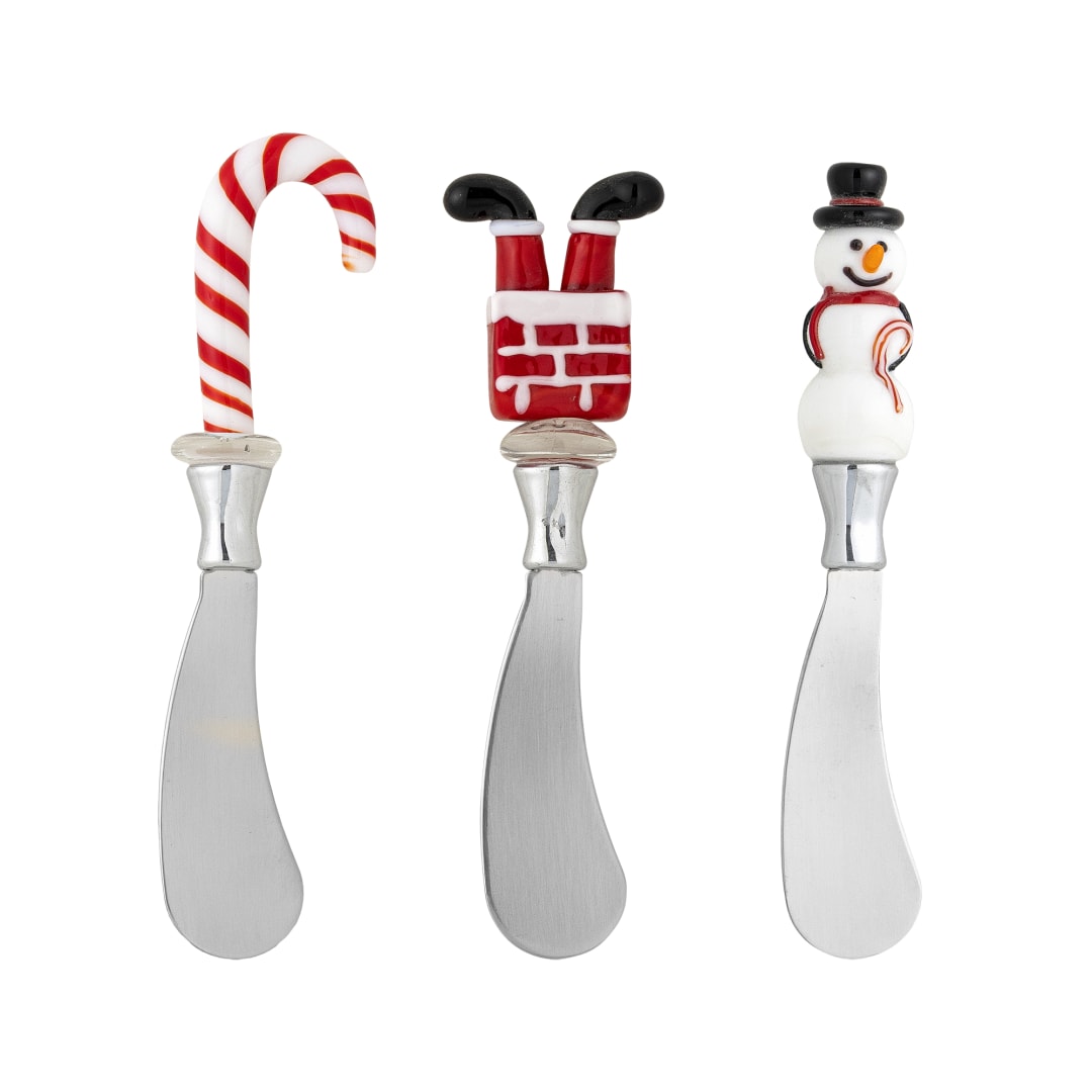 82072957 - Misa Butter Knife, Red, Glass STOCK: 300