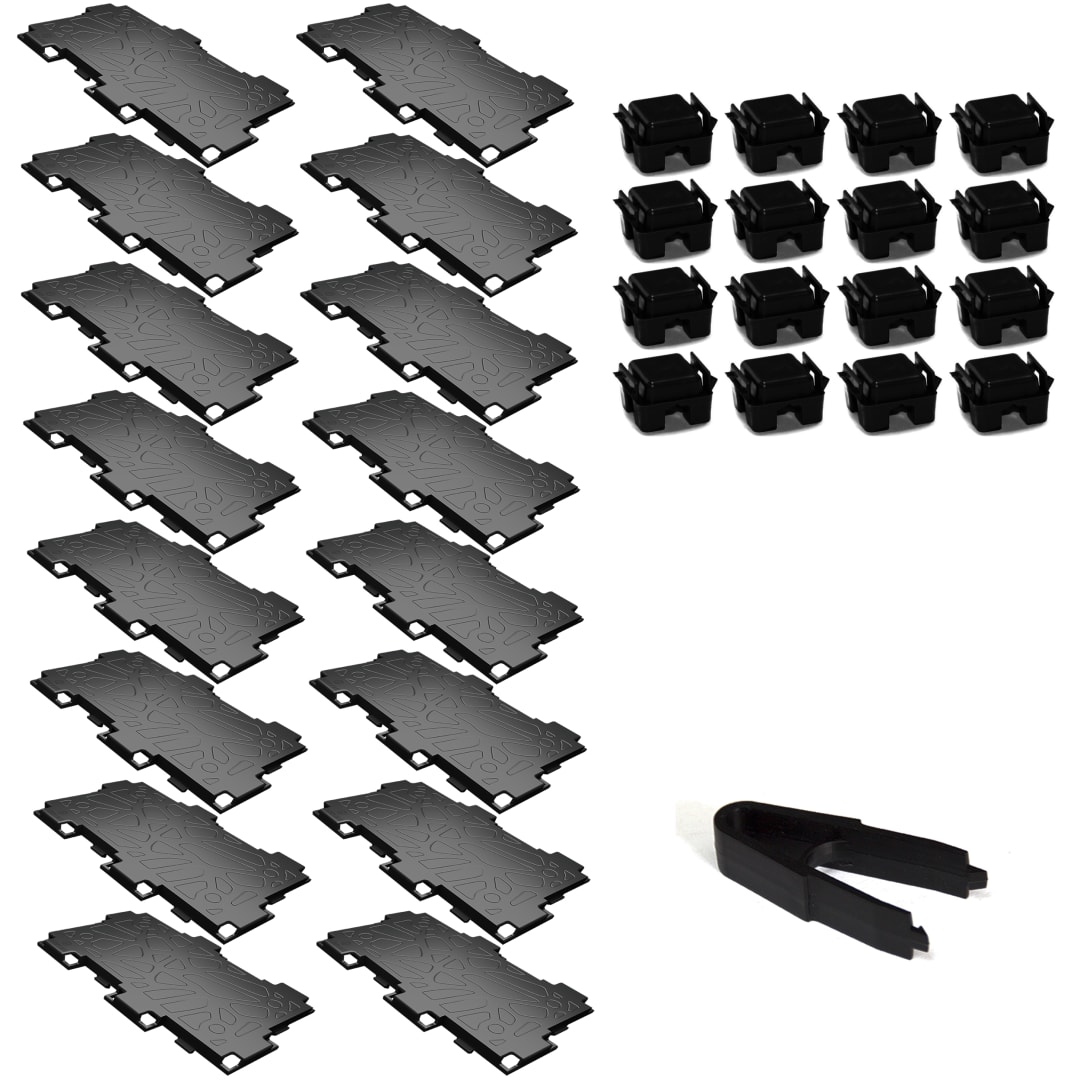 Zen/2 Half Cube Facet - 16 Facet Set – Black