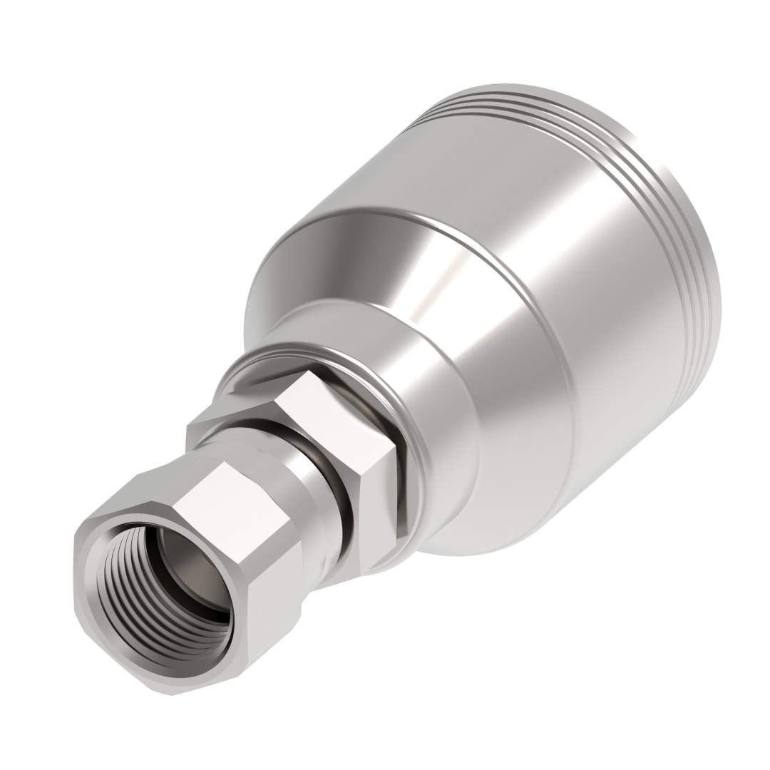 Aeroquip 3/8" Female JIC x 1/2" 4 Wire Hydraulic Hose Fitting