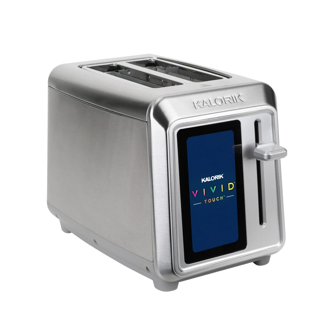 Kalorik® VIVID 2-slice TFT Toaster with Touchscreen, in Stainless Steel  (TO52622SS)