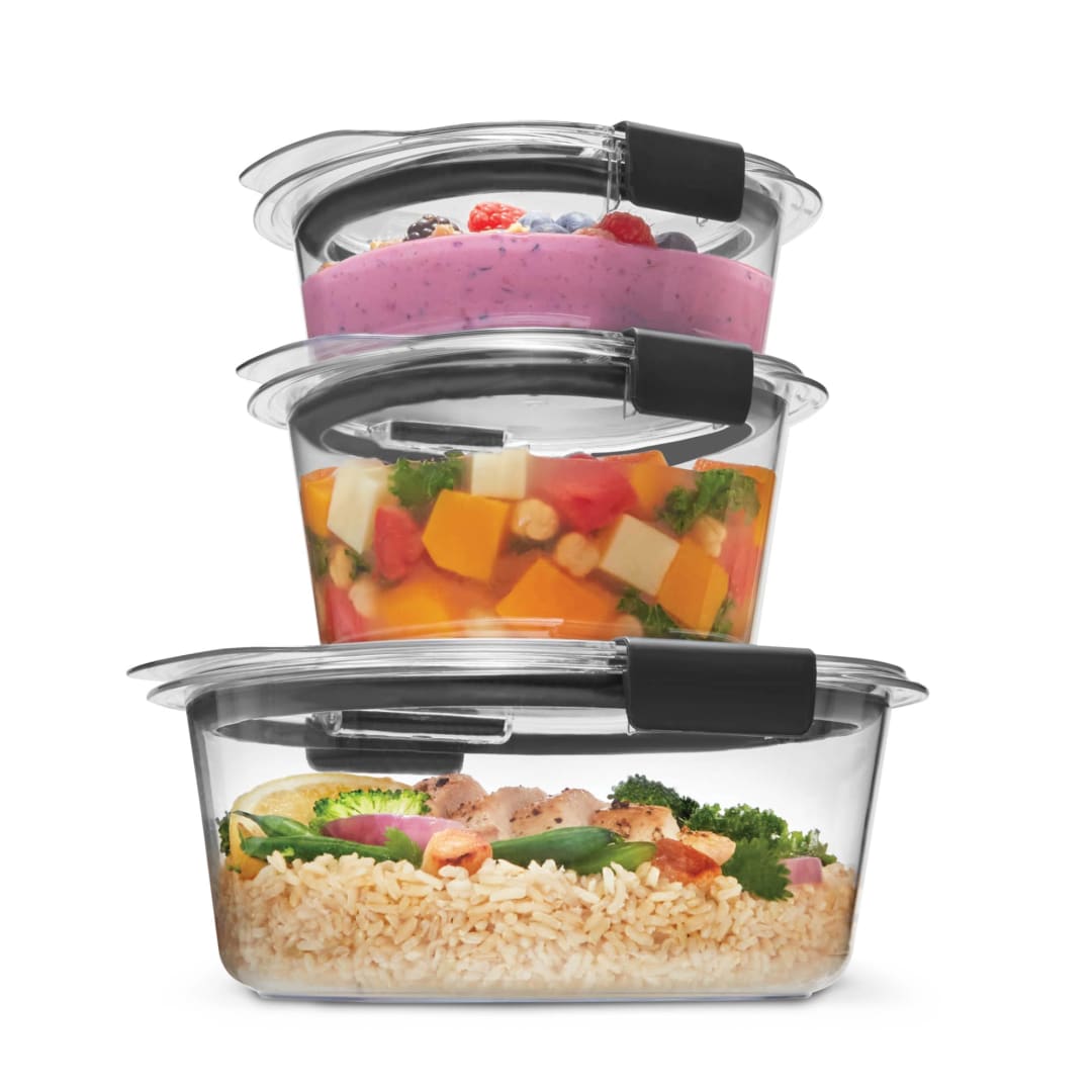 Rubbermaid Brilliance 6-Piece Food Storage Container Set