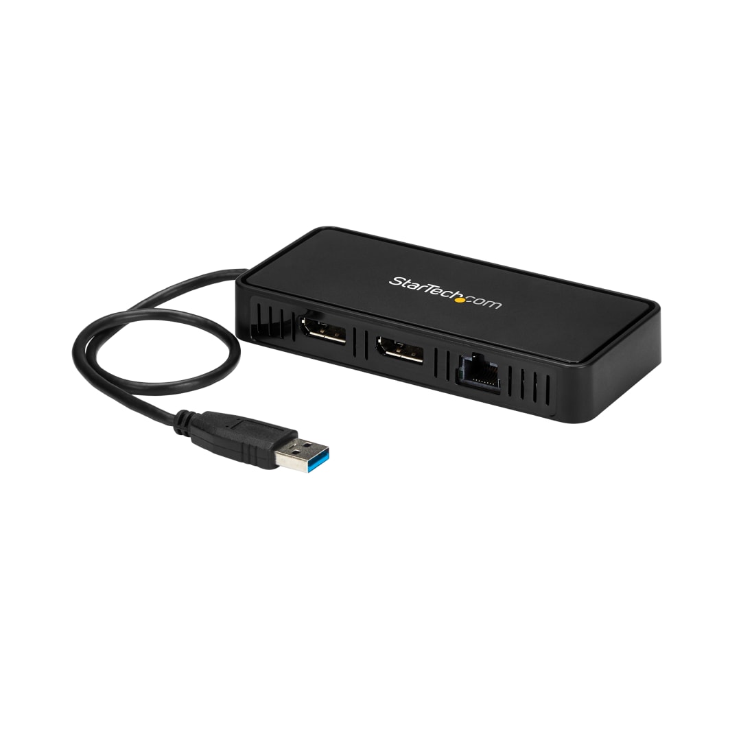 USB Type A to Dual DP with Ethernet