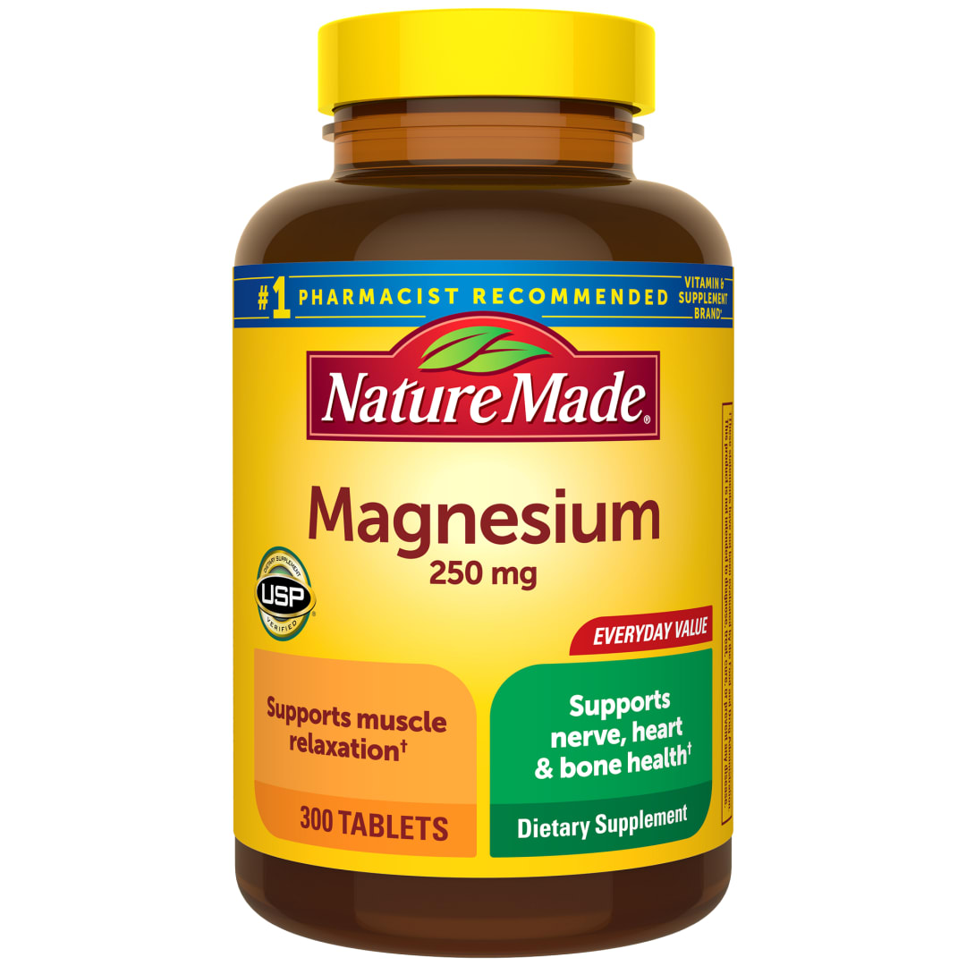 Nature Made Magnesium Oxide 250 mg Tablets - 300ct