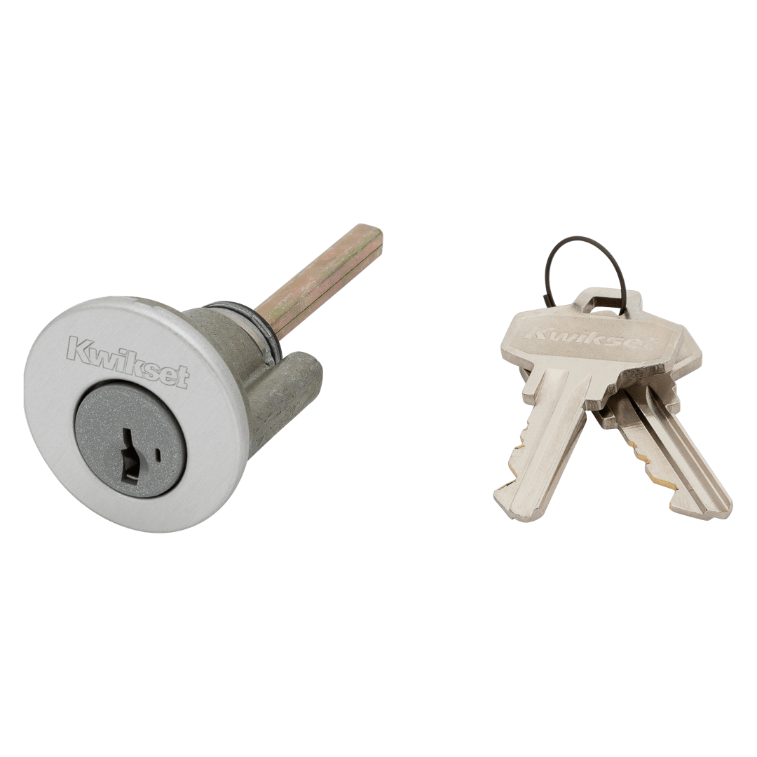 C-Keyway Cylinder for Satin Chrome Finish