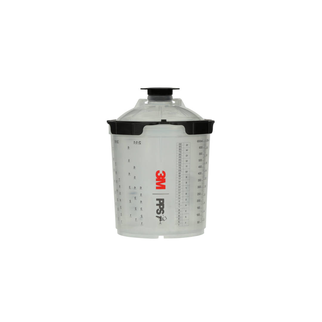Kit com Copo e Camisa 3M™ PPS™ 2.0, Tamanho Padrão 650 mL, Com Filtro 200 microns
