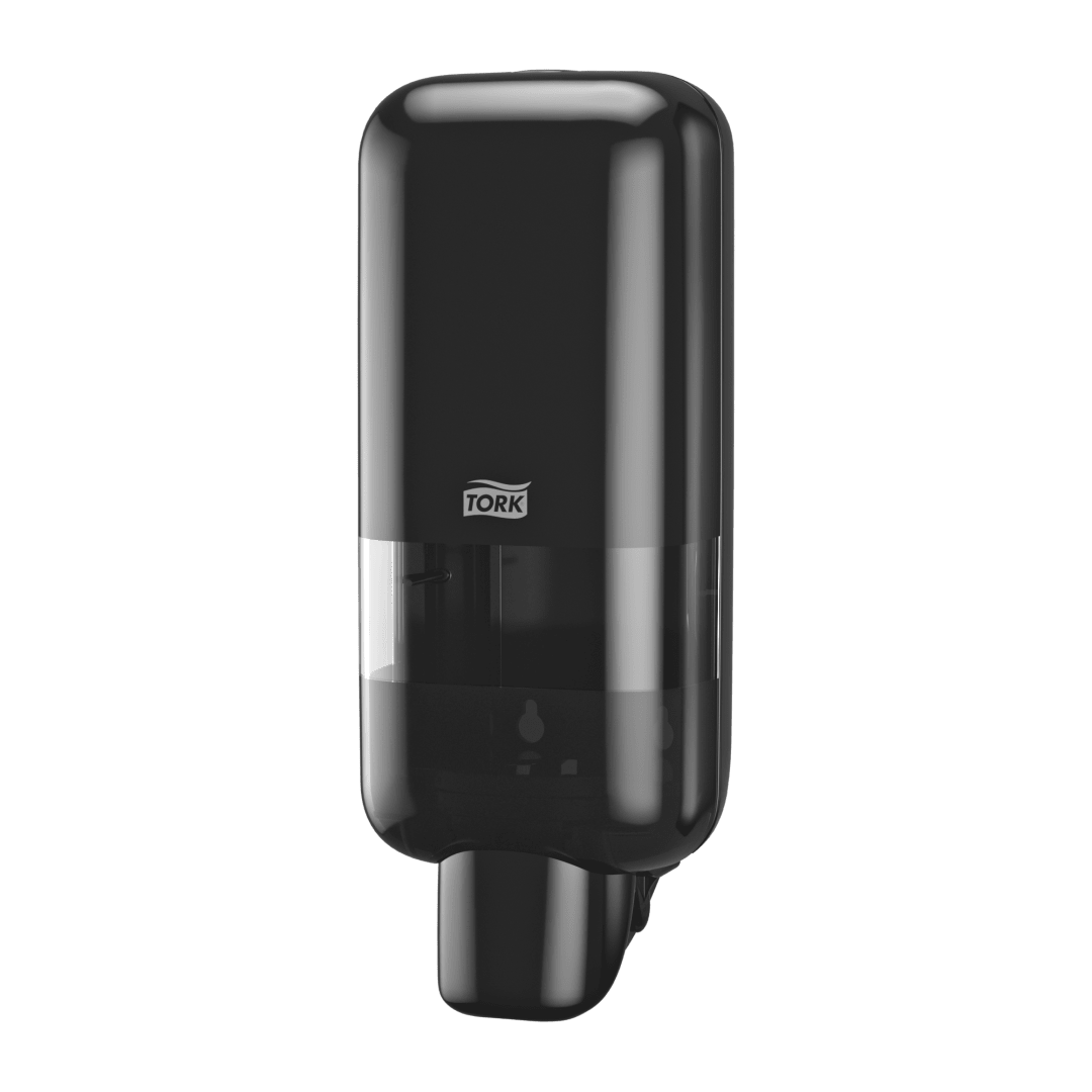 Tork Soap and Sanitiser Dispenser Black