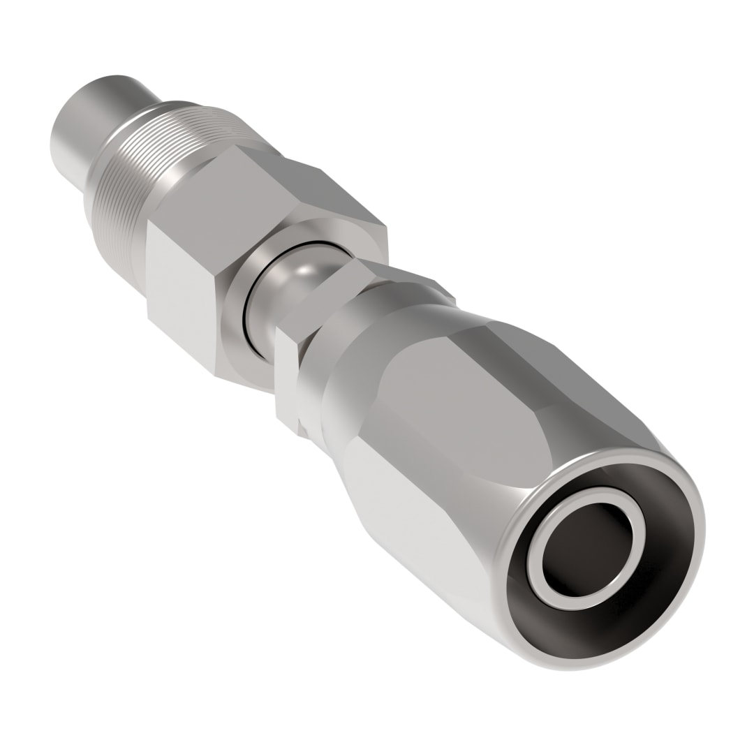 Aeroquip 1/2 Male Bump Tube X 1/2 Hose Reusabl R5 (FC7646-0808S)