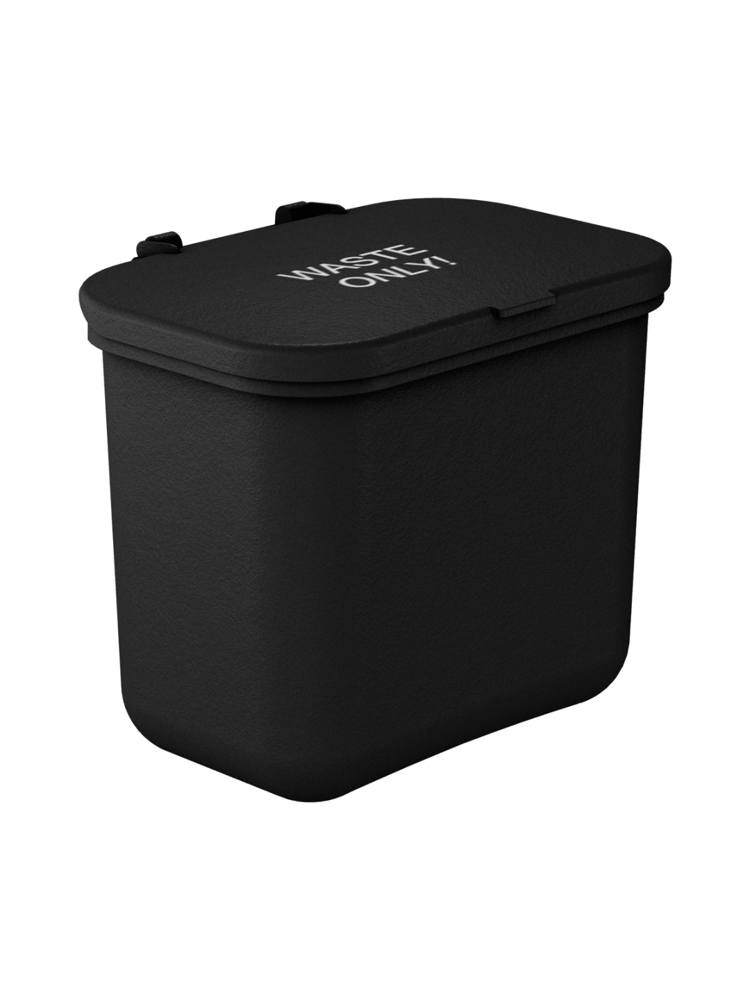 HANGING WASTE BASKET - Single - Kit - Waste - Solid Lift - Black PCR