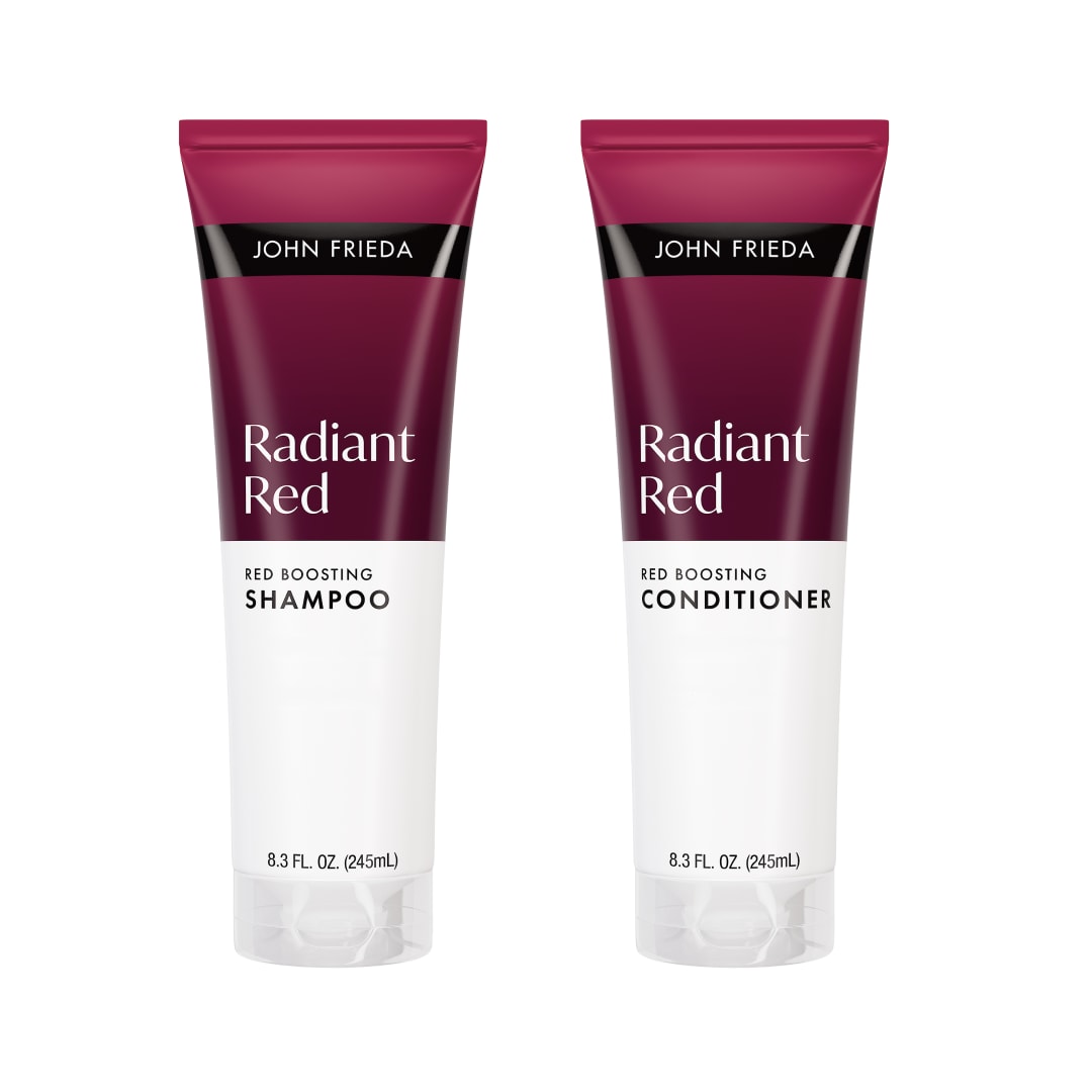 John Frieda Radiant Red Boosting Shampoo & Conditioner Bundle, 2 Pack