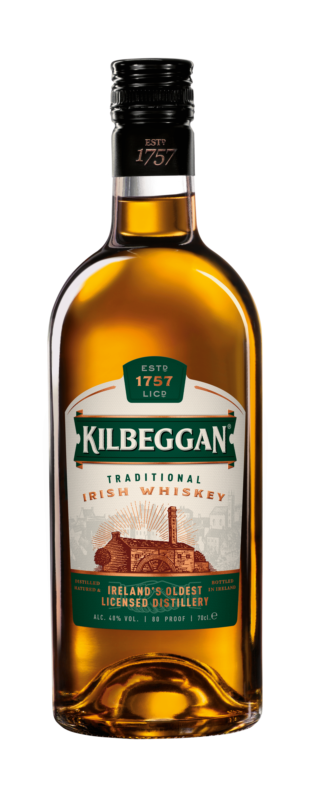 Kilbeggan Irish Whiskey 70cl